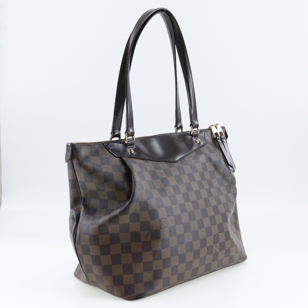 LOUIS VUITTON Brown Damier Canvas Shoulder Bag - Picture 3 of 10